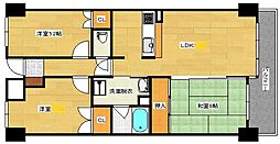 フォーラム牛田南 3LDKの間取図画像