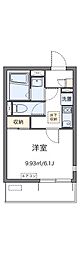 レオネクストM&H2 1Kの間取図画像
