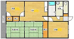 マキシマコーポ高須 4LDKの間取図画像