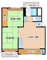 多聞台ビル 504 ｜ 兵庫県神戸市垂水区多聞台3丁目10-25（賃貸マンション3DK・5階・46.54㎡） その2