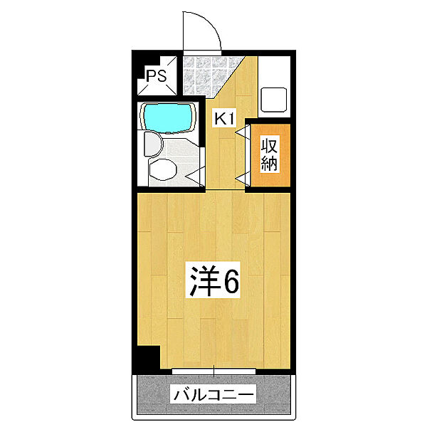 ビュウ矢倉 103｜京都府京都市山科区厨子奥矢倉町(賃貸マンション1K・1階・16.96㎡)の写真 その2