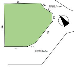 物件画像 青葉区市が尾町売地（建築条件無）