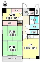 間取図画像 3DK