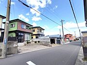 南側前面道路は幅員6.0ｍの秋田市道です