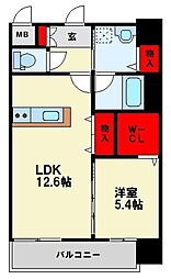 間取図画像 1LDK