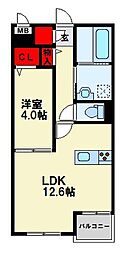 間取図画像 1LDK