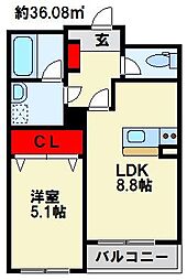 プレステージ森下 2階
