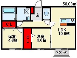 JR鹿児島本線 折尾駅 徒歩20分 3階/-