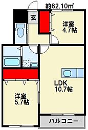 JR鹿児島本線 折尾駅 徒歩5分 2階/-