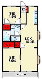 エミネンス穴生 2階/-