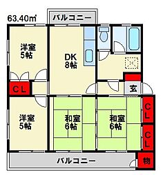 JR鹿児島本線 陣原駅 徒歩15分 5階/-