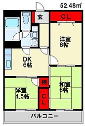 ベルガ本城 4階