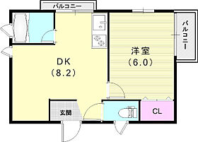 マンションL  ｜ 兵庫県神戸市中央区中山手通2丁目（賃貸マンション1LDK・2階・33.00㎡） その2