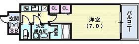 スプランディッド神戸北野  ｜ 兵庫県神戸市中央区加納町3丁目（賃貸マンション1K・2階・23.53㎡） その2