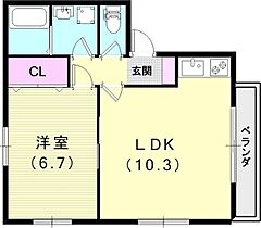 パドマ六甲  ｜ 兵庫県神戸市北区有野町唐櫃（賃貸アパート1LDK・2階・40.20㎡） その2