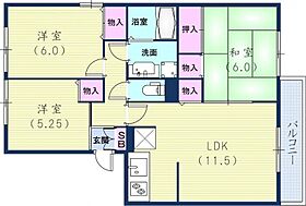 サウスヒルズ谷上  ｜ 兵庫県神戸市北区谷上南町（賃貸アパート3LDK・3階・65.17㎡） その2