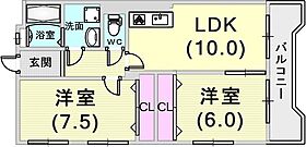 ロイヤルハイツ木戸  ｜ 兵庫県神戸市北区北五葉6丁目10-30（賃貸マンション2LDK・3階・54.54㎡） その2