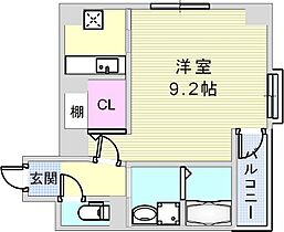 プランドール  ｜ 兵庫県神戸市中央区中山手通7丁目26-13（賃貸マンション1K・2階・30.81㎡） その2