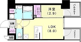 エスリード神戸三宮ヒルズ  ｜ 兵庫県神戸市中央区中山手通2丁目1-23（賃貸マンション1LDK・5階・29.58㎡） その2