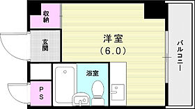 シャトー第7神戸  ｜ 兵庫県神戸市兵庫区西上橘通2丁目7-5（賃貸マンション1R・5階・13.50㎡） その2