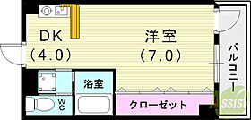 リッジヴィラ魚崎  ｜ 兵庫県神戸市東灘区魚崎西町4丁目（賃貸マンション1DK・2階・25.37㎡） その2