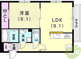 サンテ デ ラ ファミーユ  ｜ 兵庫県神戸市東灘区御影中町4丁目4-2（賃貸アパート1LDK・2階・40.16㎡） その2