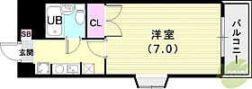 グランディア住吉本町邸  ｜ 兵庫県神戸市東灘区住吉本町1丁目（賃貸マンション1K・3階・21.00㎡） その2