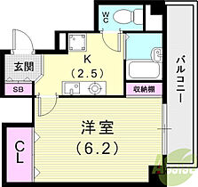 weed15  ｜ 兵庫県神戸市東灘区本山北町1丁目（賃貸マンション1K・2階・23.50㎡） その2