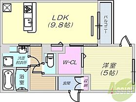 ラフォレア甲南山手  ｜ 兵庫県神戸市東灘区森北町1丁目（賃貸アパート1LDK・2階・39.24㎡） その2