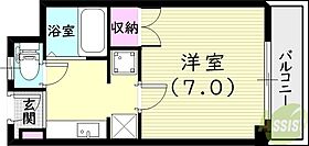 リッチライフ甲子園II  ｜ 兵庫県西宮市甲子園浦風町（賃貸マンション1K・1階・27.00㎡） その2