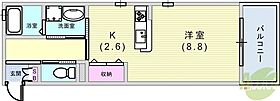 ヴェルデ六甲  ｜ 兵庫県神戸市灘区八幡町2丁目（賃貸アパート1R・2階・30.90㎡） その2