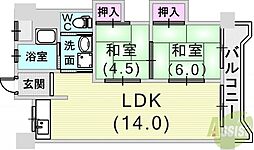 ガーデンハイツ魚崎 2階