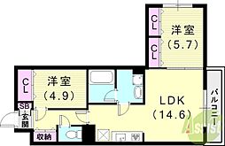 シェルメール住吉本町 5階