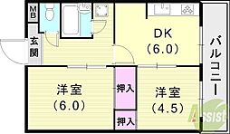 ニューライフ岡本 2階