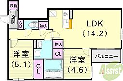 サンパティーク住吉 2階