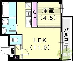 アリビラ六甲 1階/-