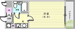 フルール岡本 4階/-