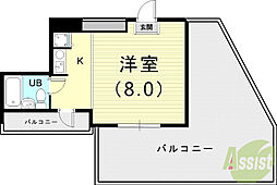 クリフサイド西岡本 4階