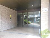オートロック付きのエントランス