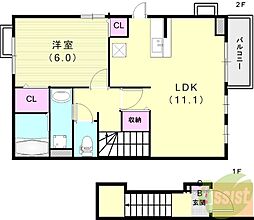 デフィ魚崎北町 2階
