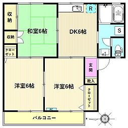 エミネンスセト 3DKの間取図画像