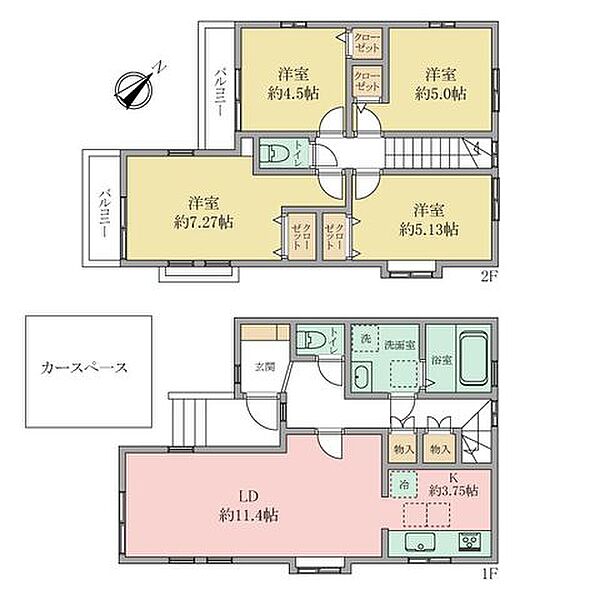 間取りを拡大表示