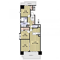間取図画像 3LDK