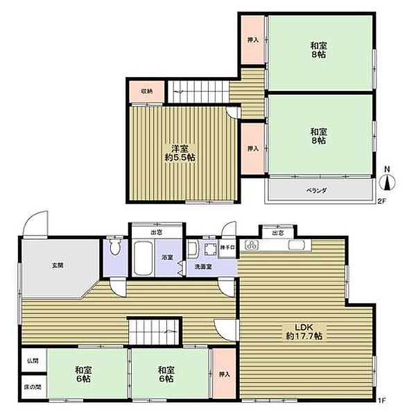 間取りを拡大表示