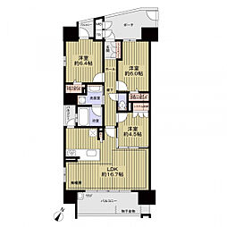 モアグレース赤池 3LDKの間取り