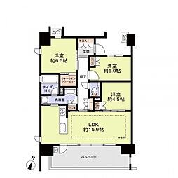 CLiOHARAPARKFRONT 3LDKの間取図画像