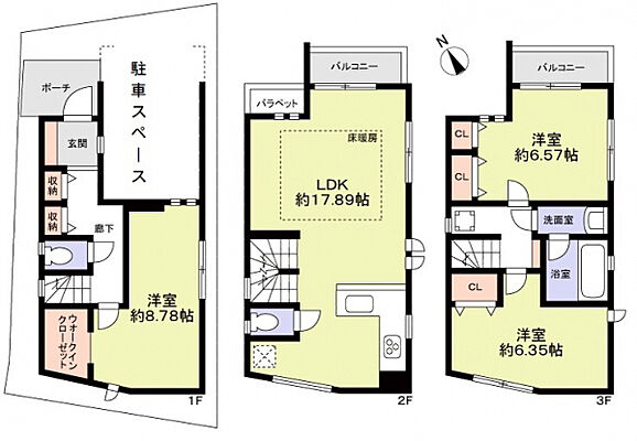 間取り 名古屋市営東山線 池下駅 徒歩10分
