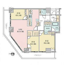 間取図画像 3SLDK