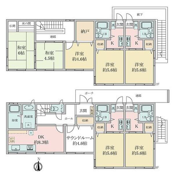 間取りを拡大表示
