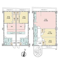 ルナ馬場町の間取図画像
